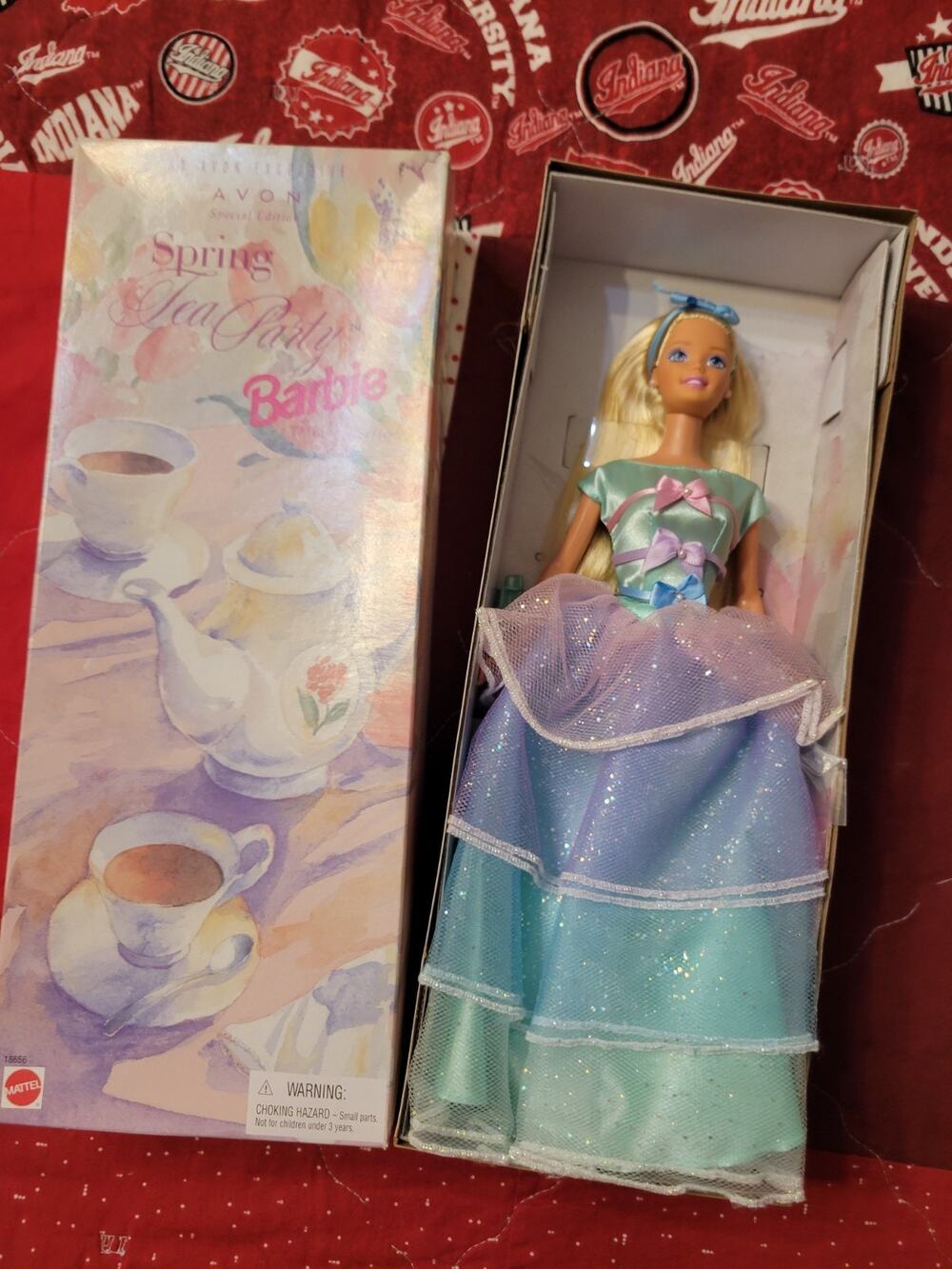 Vtg 1997 Mattel Spring Tea Party Barbie Special Edition Avon Exclusive #3 Series